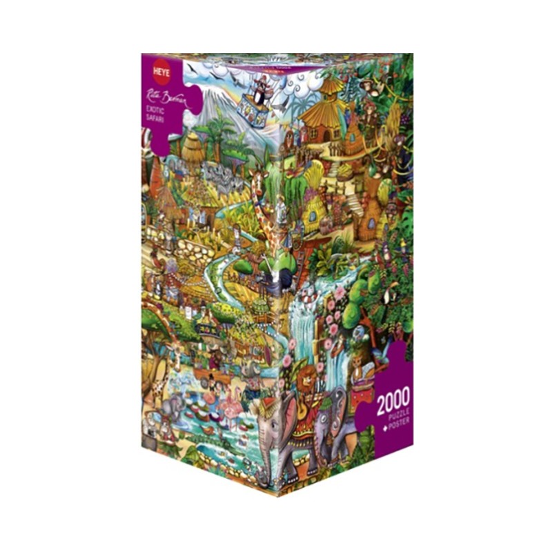 Acheter Puzzle 2000 pièces - Berman exotic safari, Annecy