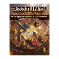 Gloomhaven : Mâchoires du Lion - Set de Vignettes Amovibles et Plan de la Ville