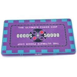 Poker - Plaque en céramique 40gr - 50 000