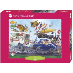 Puzzle 500 pièces - Cartoon Classics - Off On Holiday
