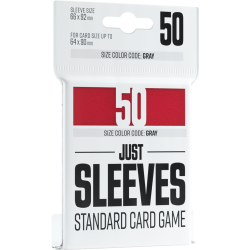 GG : 50 Just Sleeves - Standard Card Game Red