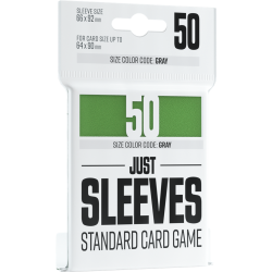 GG : 50 Just Sleeves - Standard Card Game Green