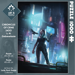 Art & Meeple - Puzzle 1000 pièces 68X48 - Chronicle of Crime 2400