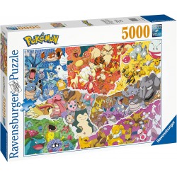 Puzzle 5000 pièces - Pokémon allstars