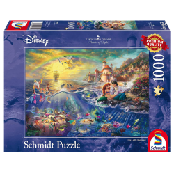 Puzzle 1000 pièces - Kinkade - La petite sirène