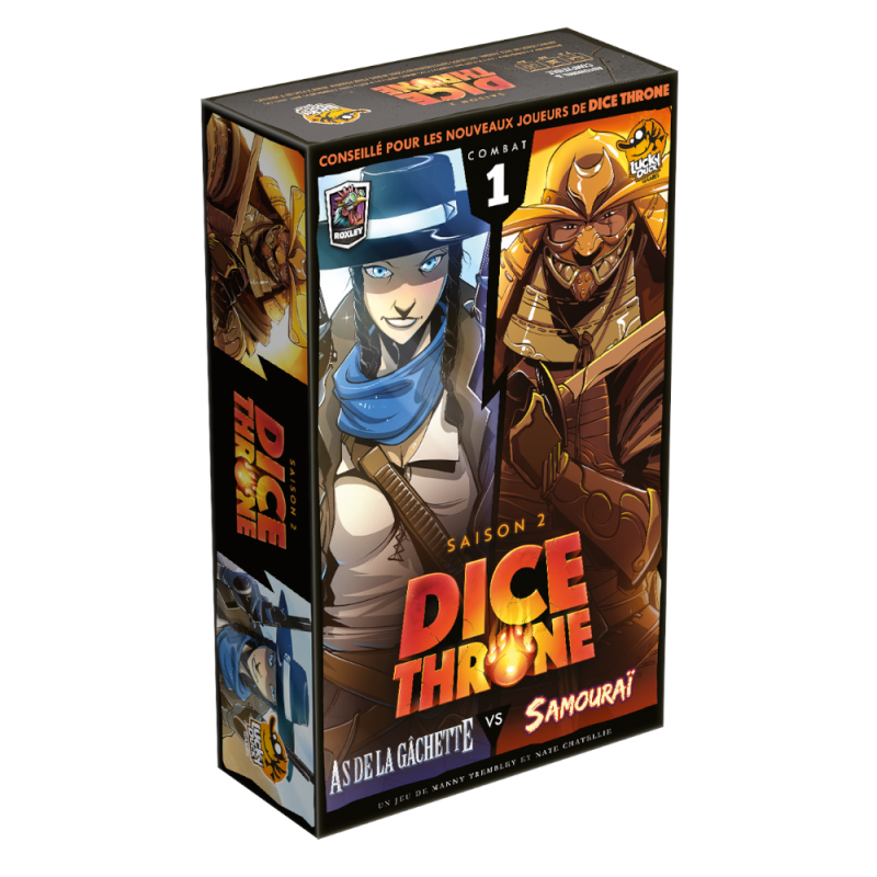 Dice Throne - Saison 2 -As de la gachette vs Samourai