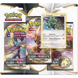 Pokémon - Tripack Épée et Bouclier - Clash des Rebelles