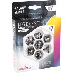 Set de 7 dés - Galaxy Series - Moon