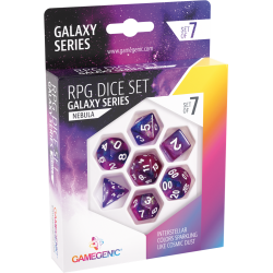 Set de 7 dés - Galaxy Series - Nebula