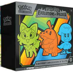Pokémon EV02 : Coffret dresseur d'Elite (ETB) Evolutions à Paldéa