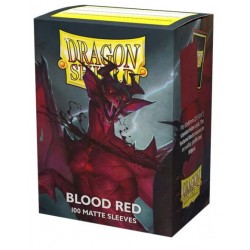 Dragon Shield Blood red - 100 matte sleeves