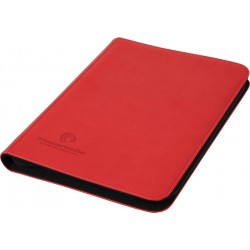 WISEGUARD ZIP BINDER 360 cartes - 20 pages de 18 pochettes - Rouge