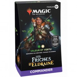 MTG : Les Friches d'Eldraine Deck commander Valeur et Vertu