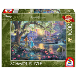 Puzzle 1000 pièces Disney : La Princesse et la Grenouille