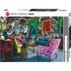 Puzzle 1000 pièces - Heye - Home Room with Deer