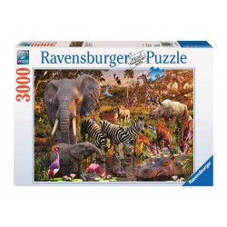 Puzzle - 3000 pièces : Animaux du Continent Africain