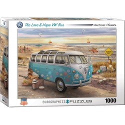 Puzzle 1000 pièces : The Love & Hope VW Bus