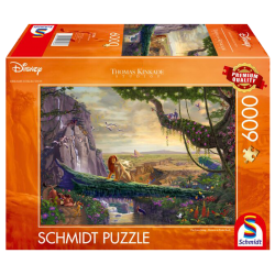 Puzzle 6000 pièces Kinkade - Le Roi lion, retour au rocher des lions