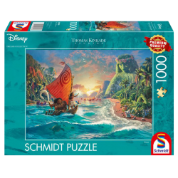 Puzzle 1000 pièces : Thomas Kinkade : Maléfique, Disney - Schmidt