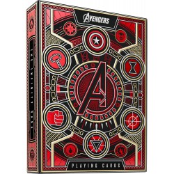 Jeu de 54 cartes Bicycle - Marvel : Rouge