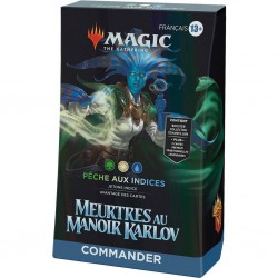 MTG Meurtres au manoir Karlov Deck commander Pêche aux indices