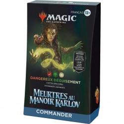 MTG Meurtres au manoir Karlov Deck commander Dangereux déguisement